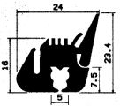 KL 1309 - stabilizing EPDM profiles - Stabilizing and stretcher profiles KL 1309 - stabilizing EPDM profiles - Stabilizing and stretcher profiles