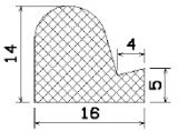 MZS 25067 - EPDM sponge rubber profiles - Door-frame profiles MZS 25067 - EPDM sponge rubber profiles - Door-frame profiles