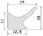 MZS 25102 - rubber profile - Door-frame profiles MZS 25102 - rubber profile - Door-frame profiles