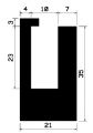 TU1- 0299 - rubber profiles - U shape profiles TU1- 0299 - rubber profiles - U shape profiles