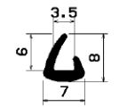 TU1- 0578 - rubber profiles - U shape profiles TU1- 0578 - rubber profiles - U shape profiles