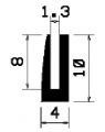 TU1- 0599 - rubber profiles - U shape profiles TU1- 0599 - rubber profiles - U shape profiles