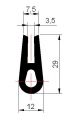 TU1- 2730 - rubber profiles - U shape profiles TU1- 2730 - rubber profiles - U shape profiles