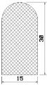 MZS 25414 - EPDM sponge profiles - Semi-circle, D-profiles MZS 25414 - EPDM sponge profiles - Semi-circle, D-profiles