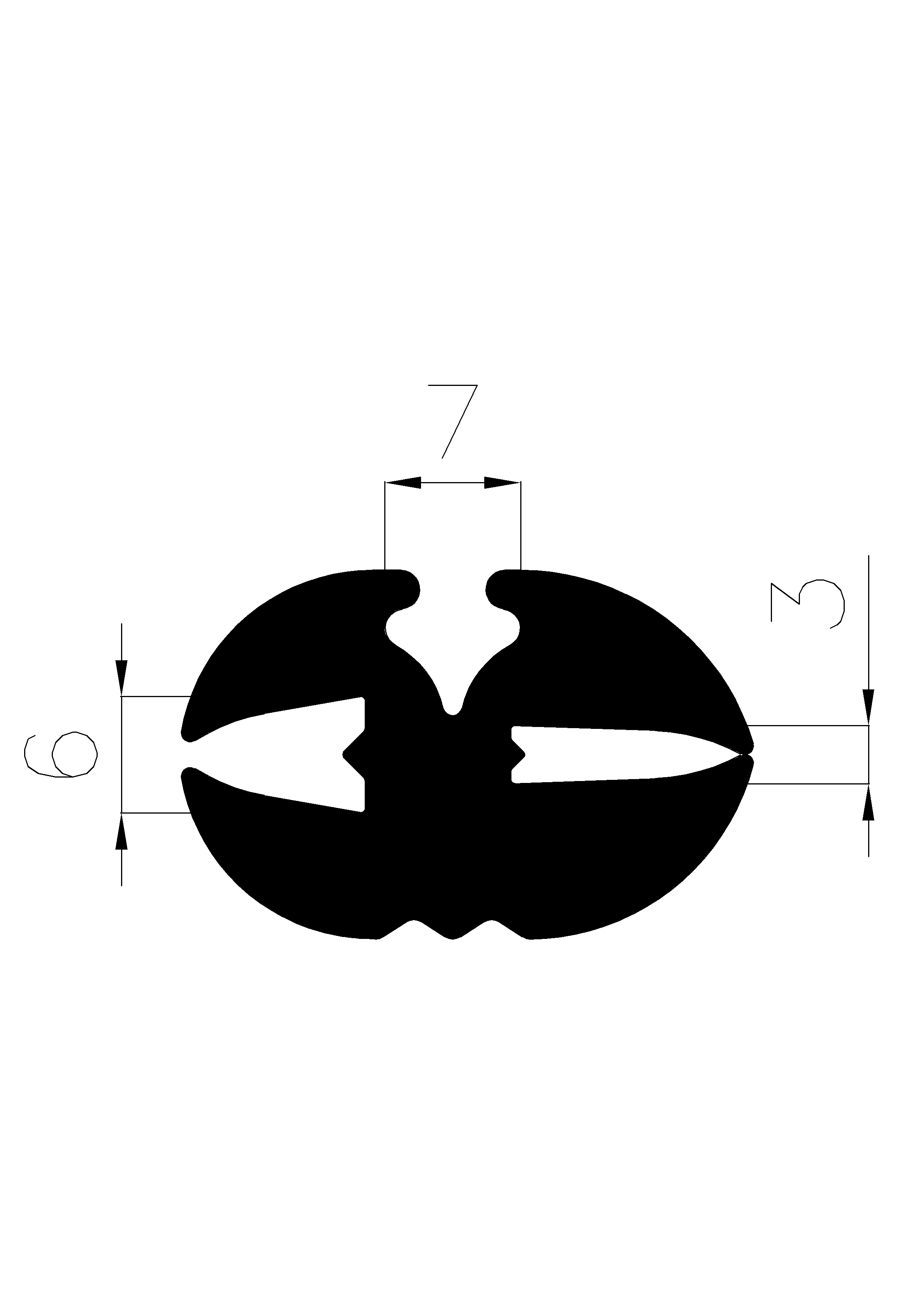 10470365KG - stabilizing EPDM profiles - Stabilizing and stretcher profiles 10470365KG - stabilizing EPDM profiles - Stabilizing and stretcher profiles