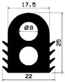 HR 1320 - EPDM rubber profiles - Semi-circle, D-profiles HR 1320 - EPDM rubber profiles - Semi-circle, D-profiles
