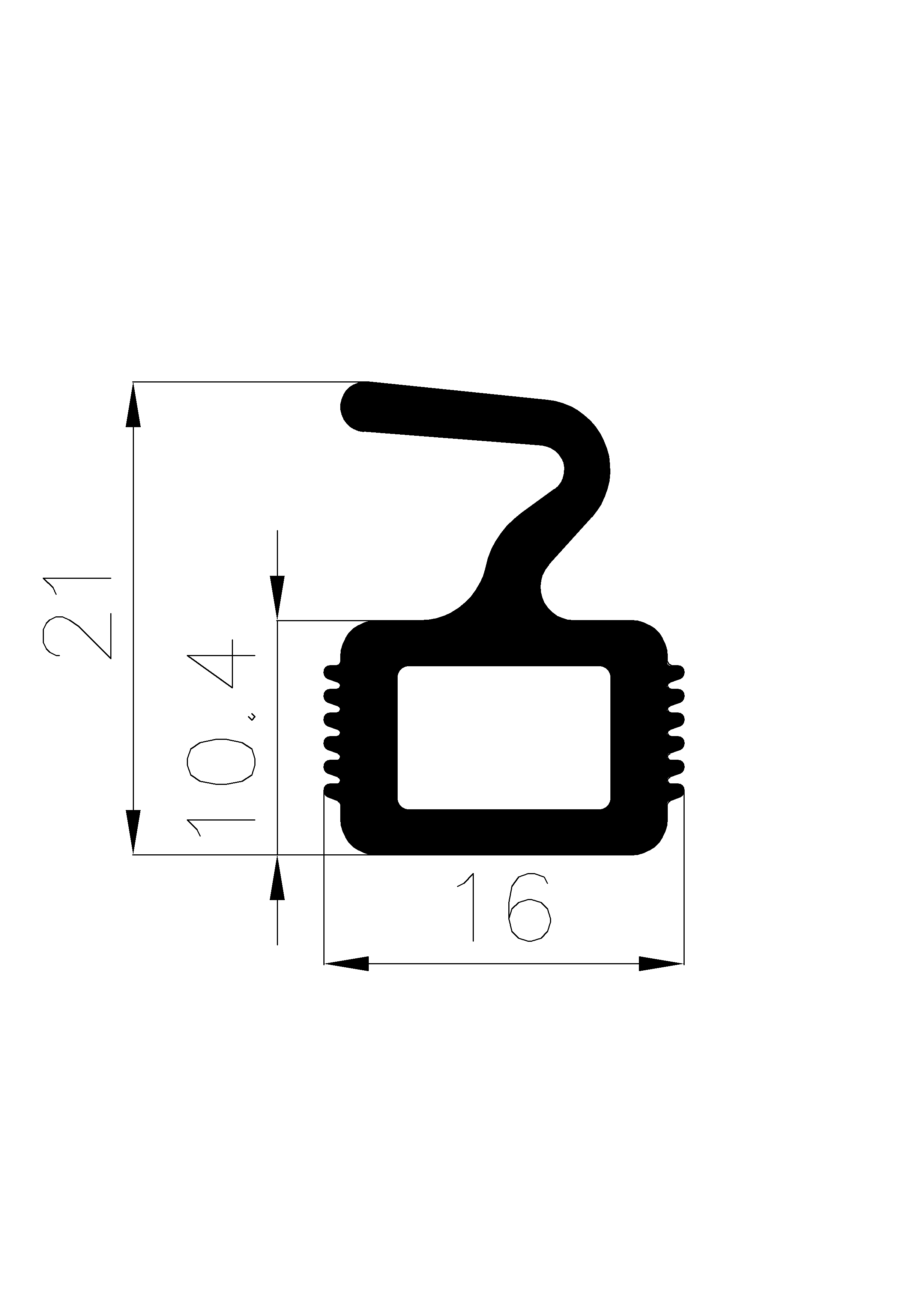 11490365KG - rubber profile - Door-frame profiles 11490365KG - rubber profile - Door-frame profiles