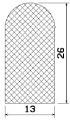 MZS 25420 - EPDM sponge profiles - Semi-circle, D-profiles MZS 25420 - EPDM sponge profiles - Semi-circle, D-profiles