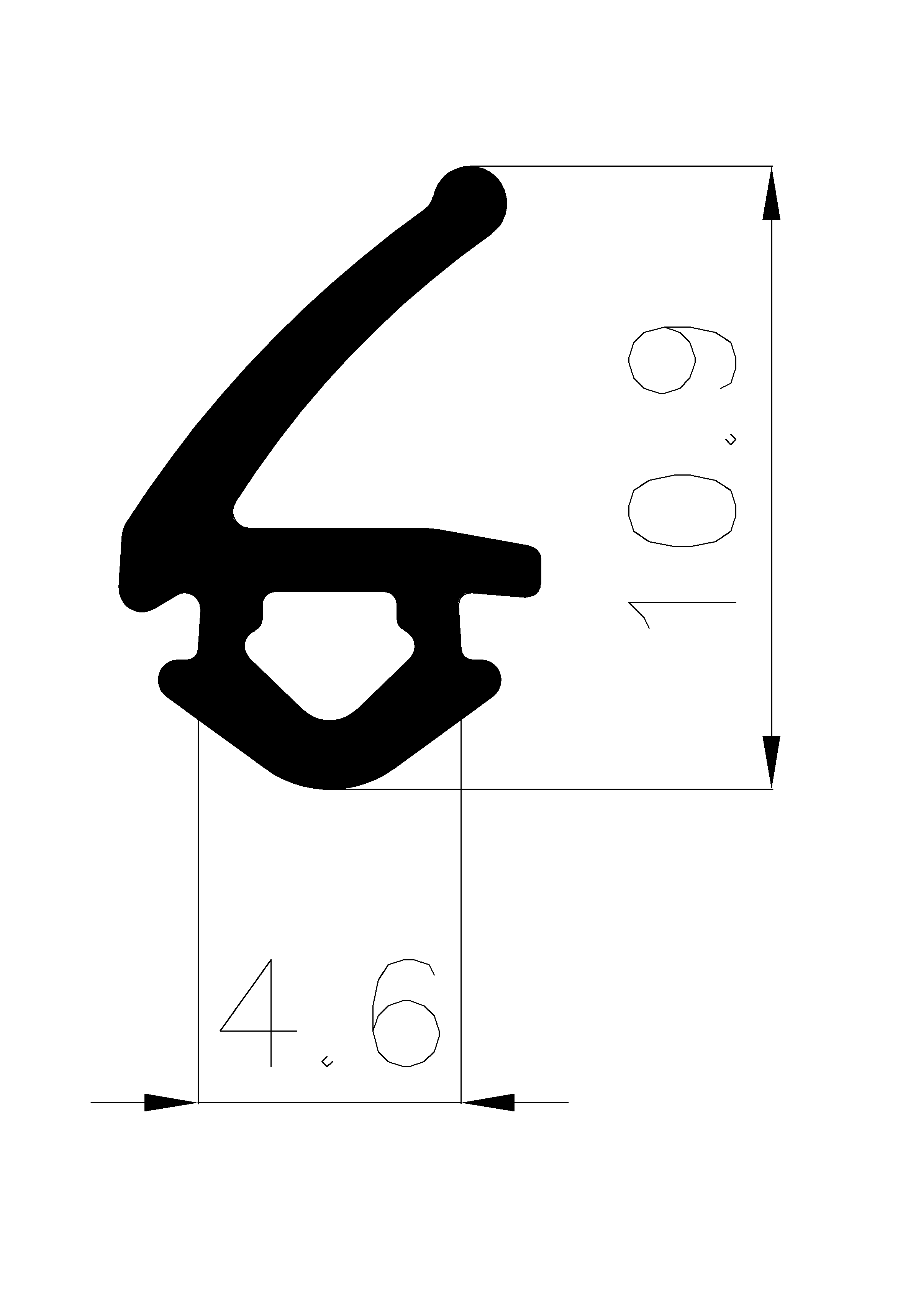 11590365KG - rubber profile - Door-frame profiles 11590365KG - rubber profile - Door-frame profiles