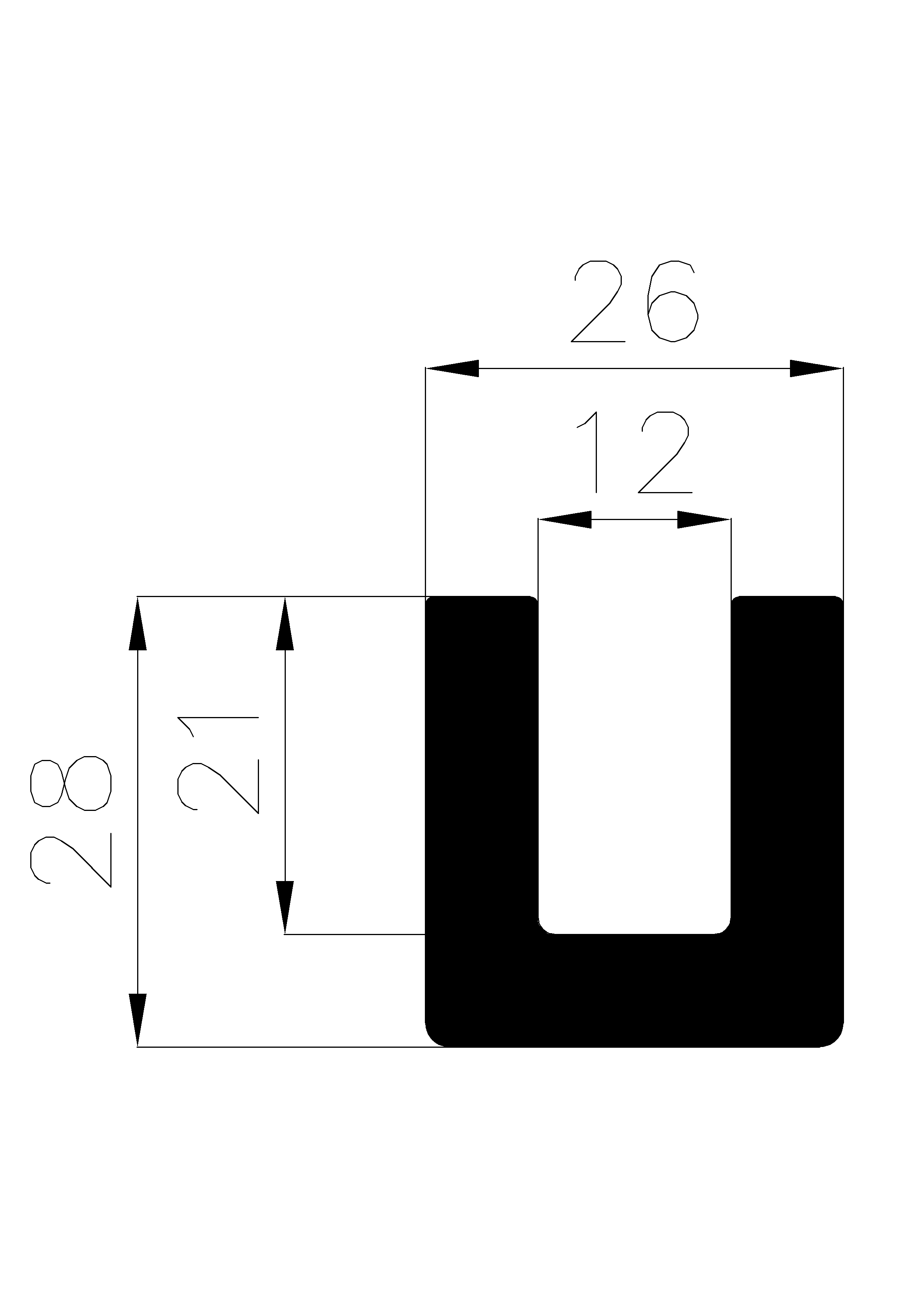 11600365KG - rubber profiles - U shape profiles 11600365KG - rubber profiles - U shape profiles