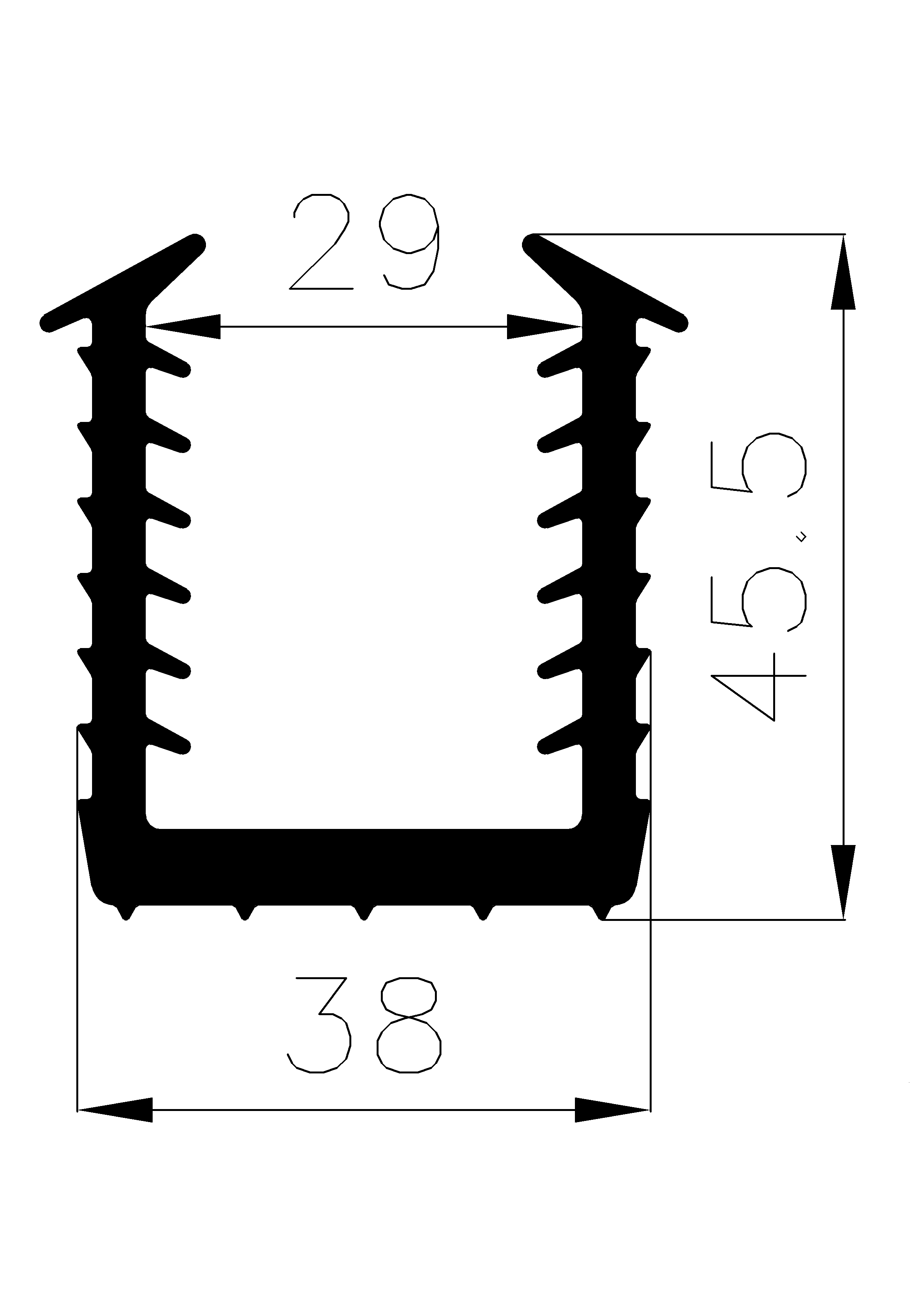 11680365KG - rubber profiles - U shape profiles 11680365KG - rubber profiles - U shape profiles