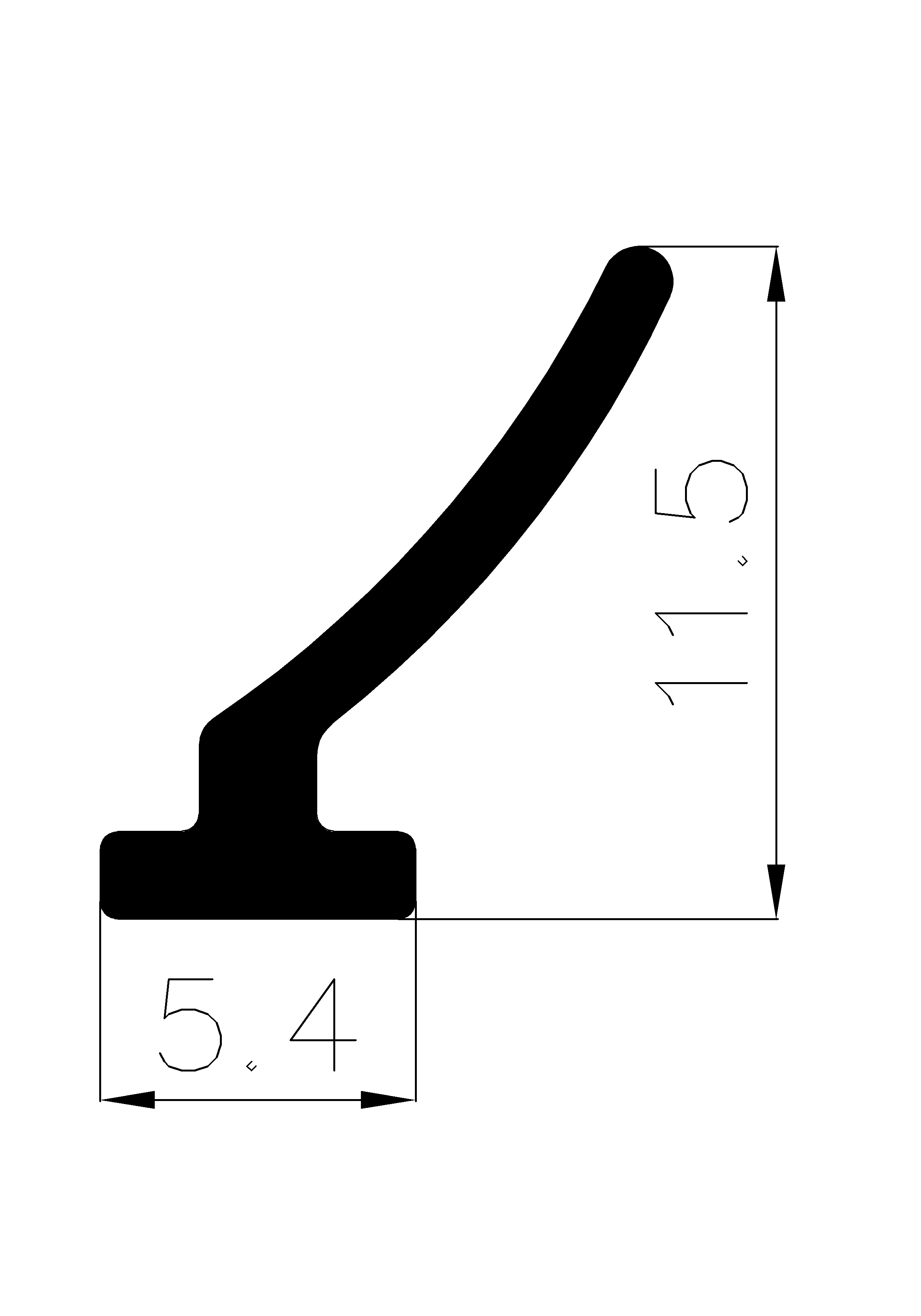 11890365KG - rubber profile - Door-frame profiles 11890365KG - rubber profile - Door-frame profiles