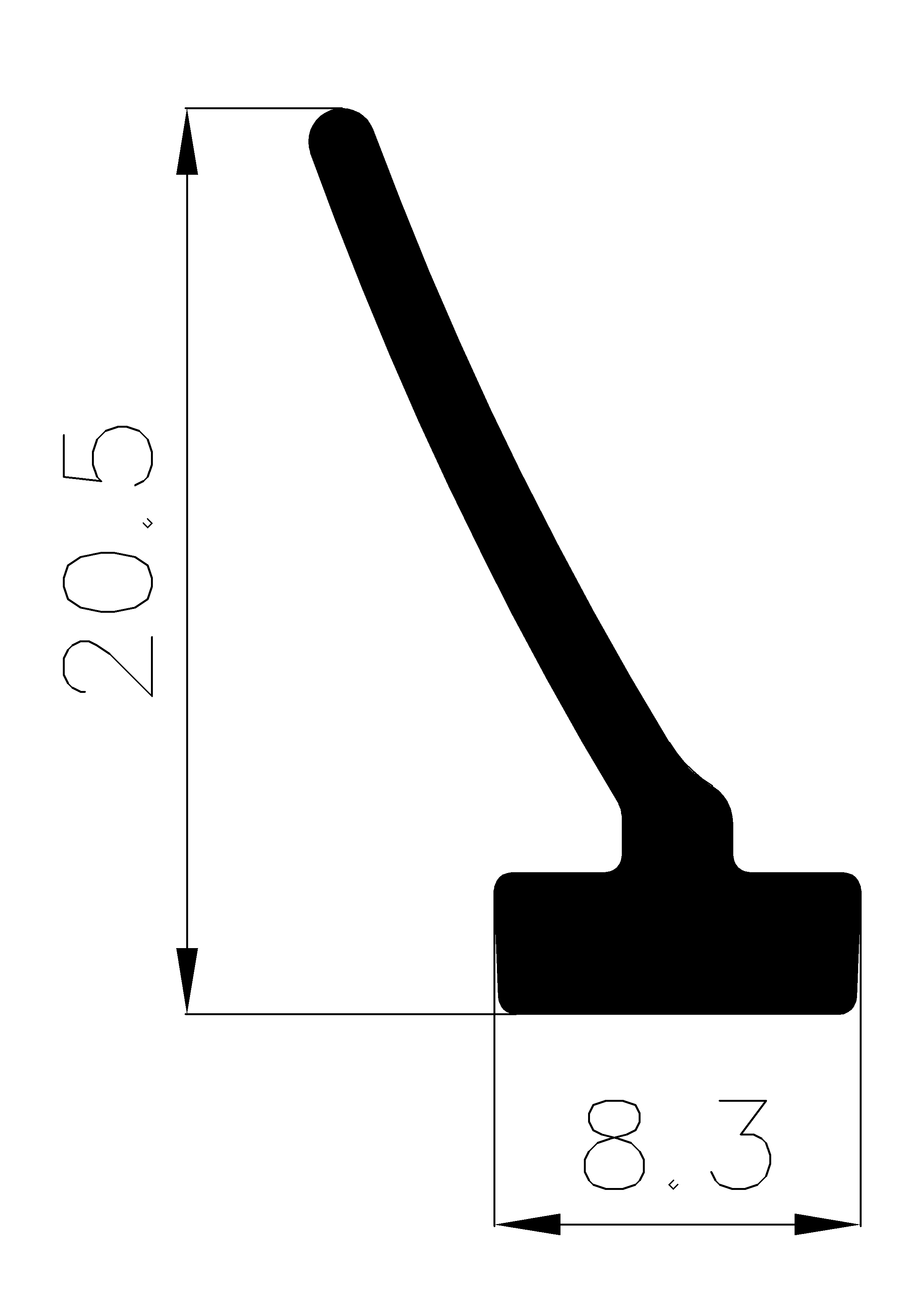 11940370KG - rubber profile - Door-frame profiles 11940370KG - rubber profile - Door-frame profiles