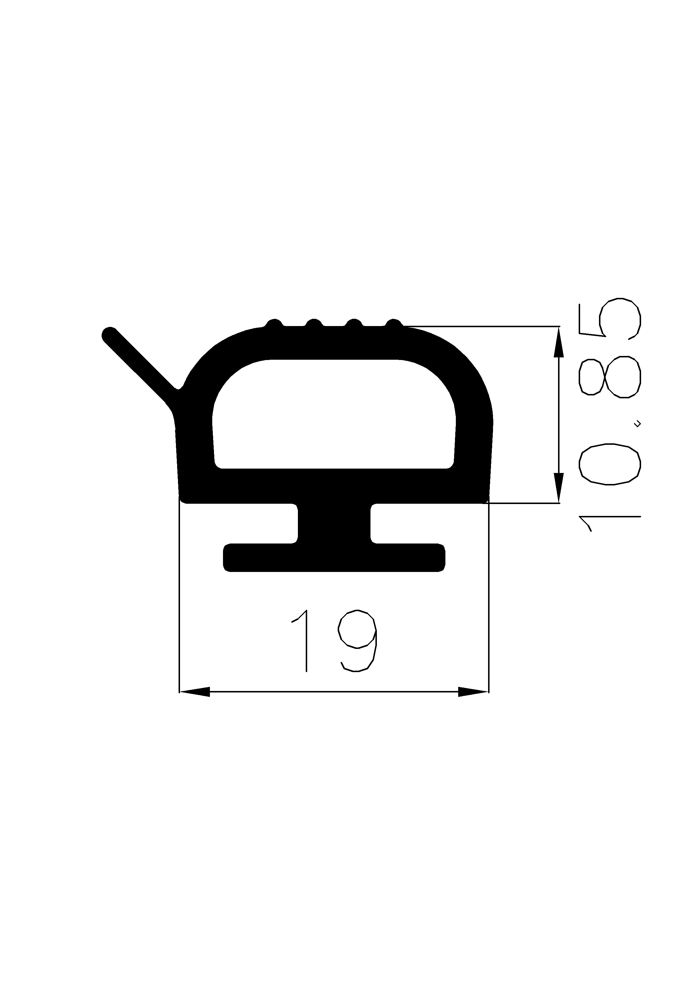 12050365KG - rubber profile - Door-frame profiles 12050365KG - rubber profile - Door-frame profiles