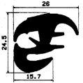 KL 1356 - stabilizing EPDM profiles - Stabilizing and stretcher profiles KL 1356 - stabilizing EPDM profiles - Stabilizing and stretcher profiles
