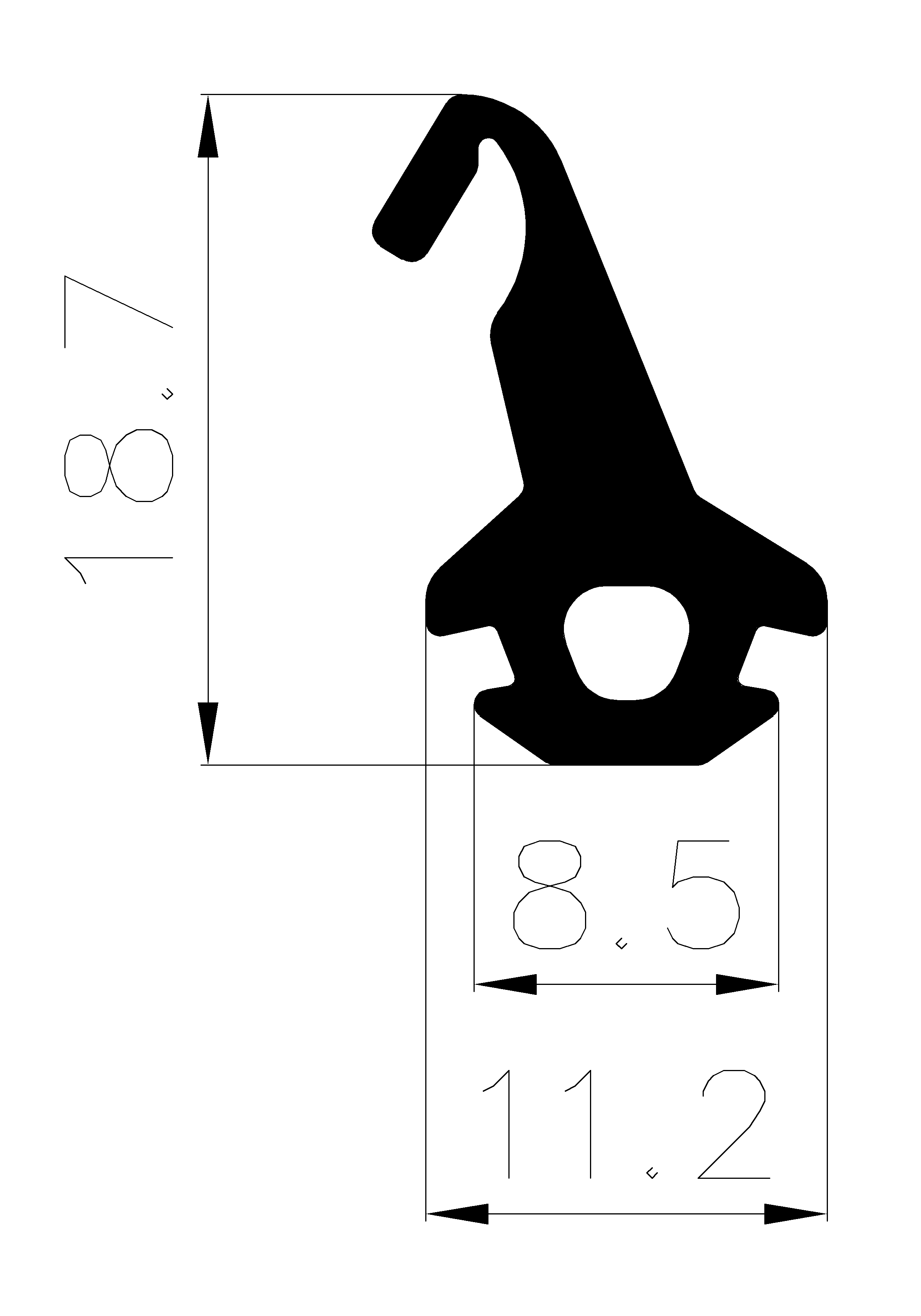 12350365KG - rubber profile - Door-frame profiles 12350365KG - rubber profile - Door-frame profiles