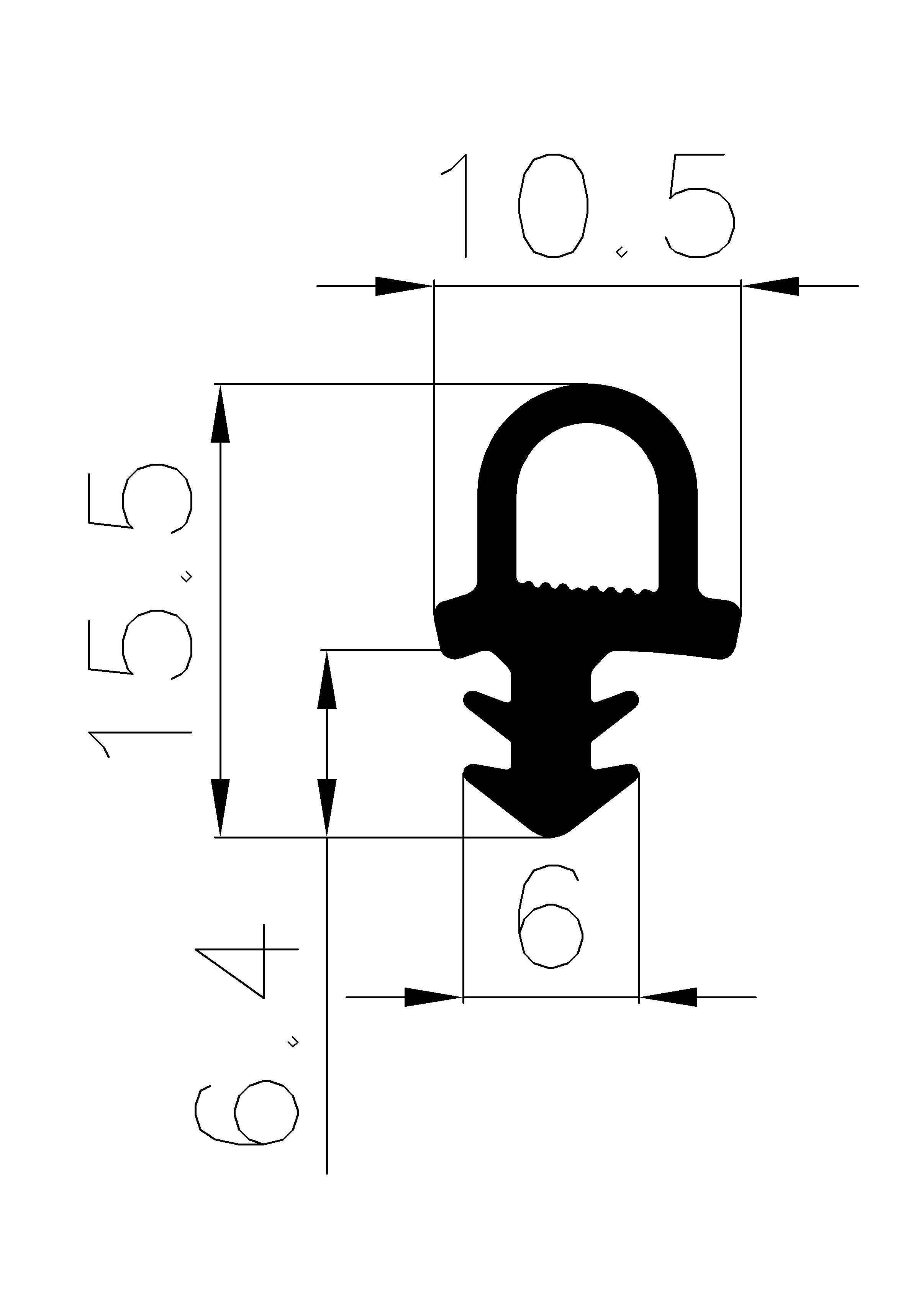 12450370KG - rubber profile - Door-frame profiles 12450370KG - rubber profile - Door-frame profiles