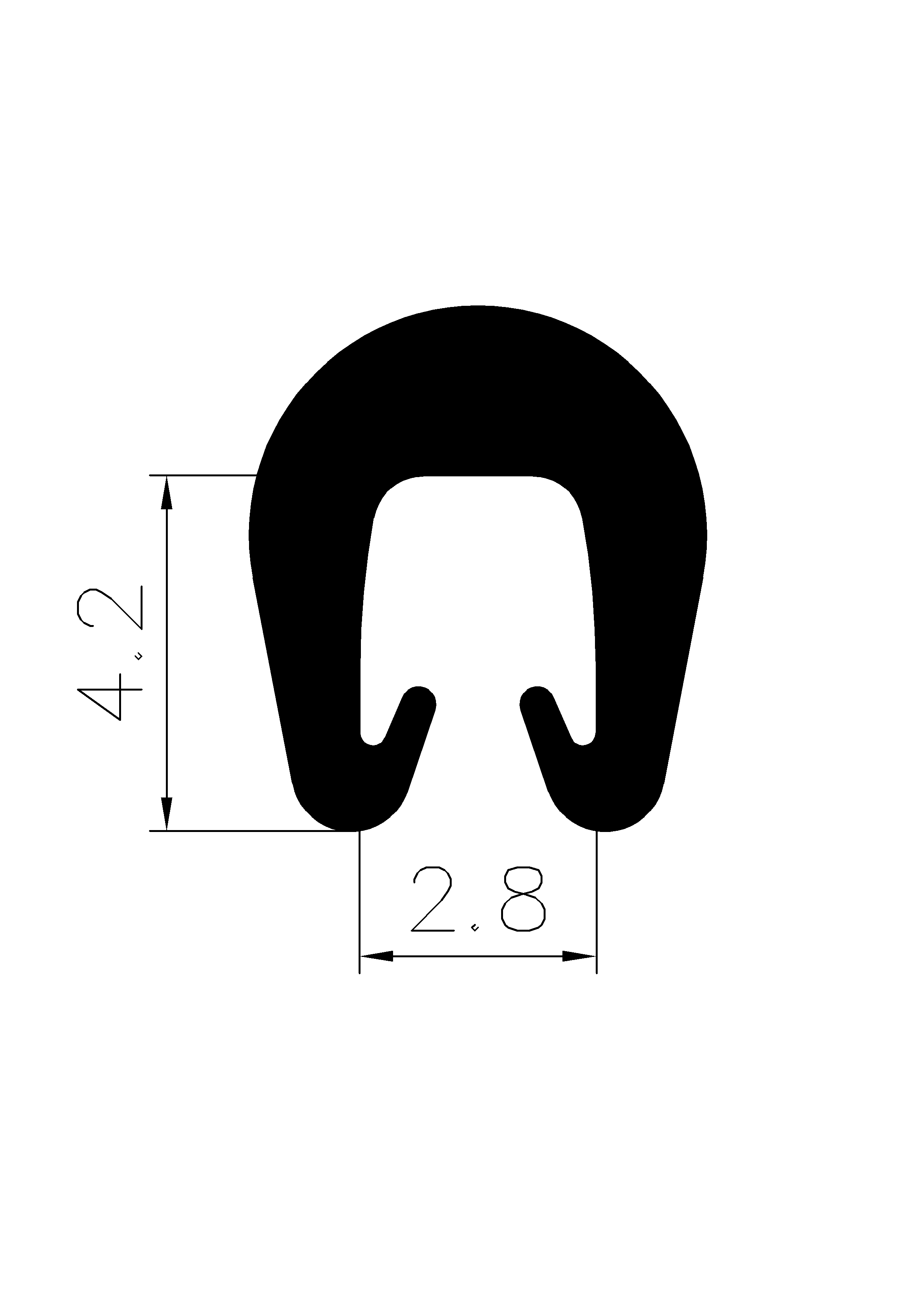 12710970KG - rubber profiles - U shape profiles 12710970KG - rubber profiles - U shape profiles