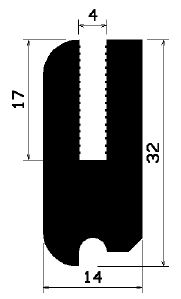 TU1- 1335 - rubber profiles - U shape profiles TU1- 1335 - rubber profiles - U shape profiles