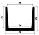 TU1- 0667 - rubber profiles - U shape profiles TU1- 0667 - rubber profiles - U shape profiles