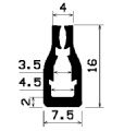 TU1- 0614 - rubber profiles - U shape profiles TU1- 0614 - rubber profiles - U shape profiles