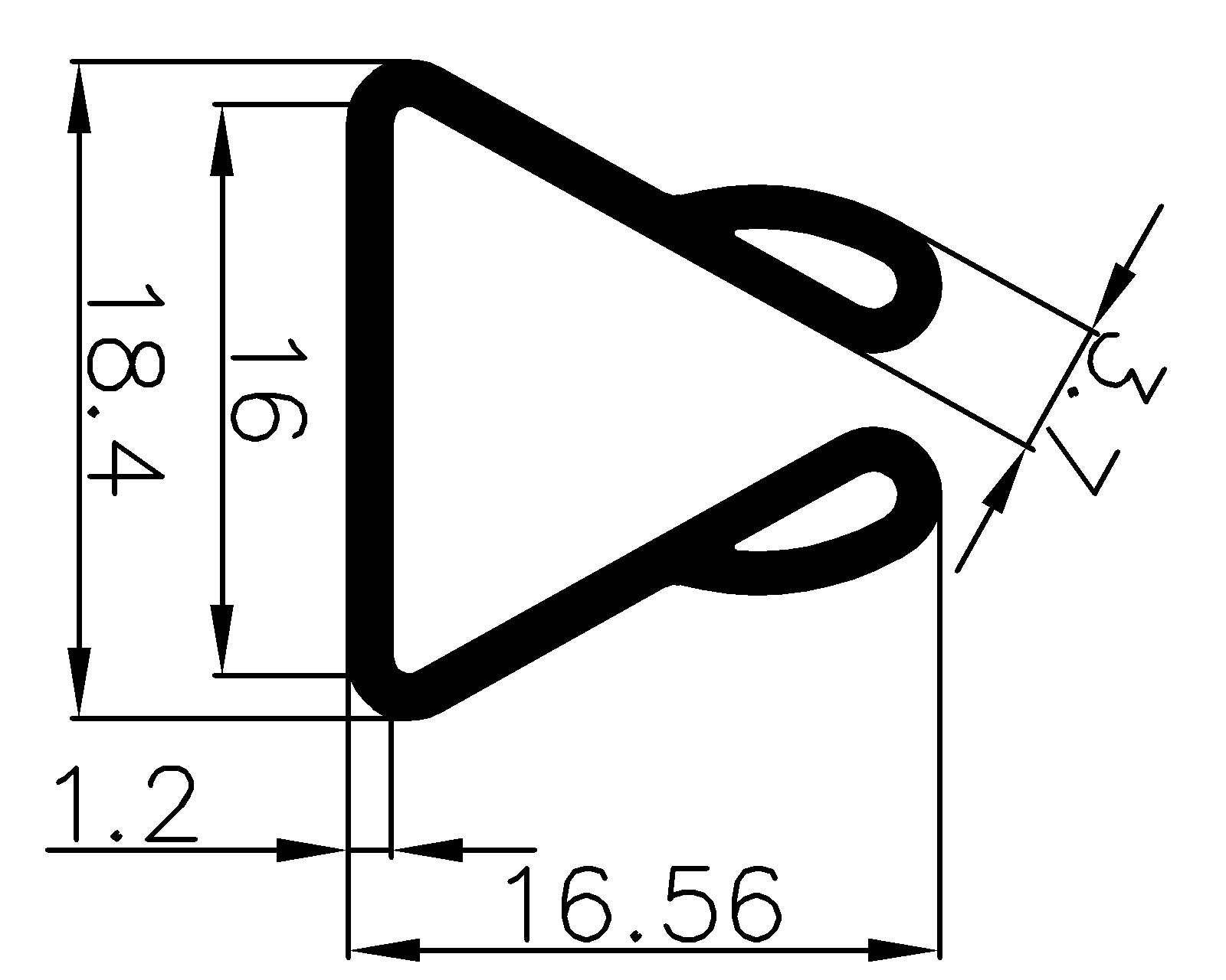 15570370KG - rubber profiles - U shape profiles 15570370KG - rubber profiles - U shape profiles