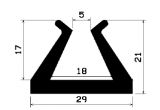 TU1- 0676 - rubber profiles - U shape profiles TU1- 0676 - rubber profiles - U shape profiles
