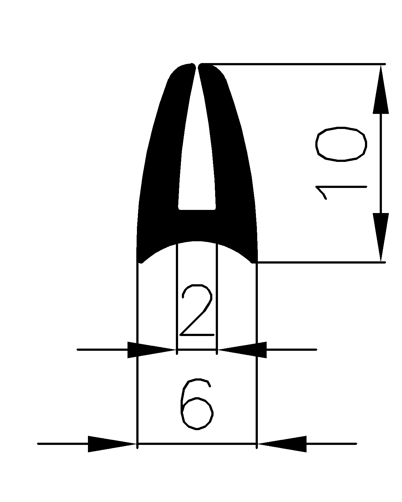 16030350KG - rubber profiles - U shape profiles 16030350KG - rubber profiles - U shape profiles