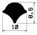 KL FR 0384 - stretcher silicone profiles - Stabilizing and stretcher profiles KL FR 0384 - stretcher silicone profiles - Stabilizing and stretcher profiles