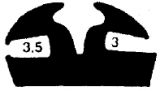 KL 0455 - stabilizing EPDM profiles - Stabilizing and stretcher profiles KL 0455 - stabilizing EPDM profiles - Stabilizing and stretcher profiles