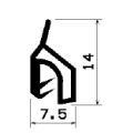 Z1 -0575 - rubber profile - Door-frame profiles Z1 -0575 - rubber profile - Door-frame profiles
