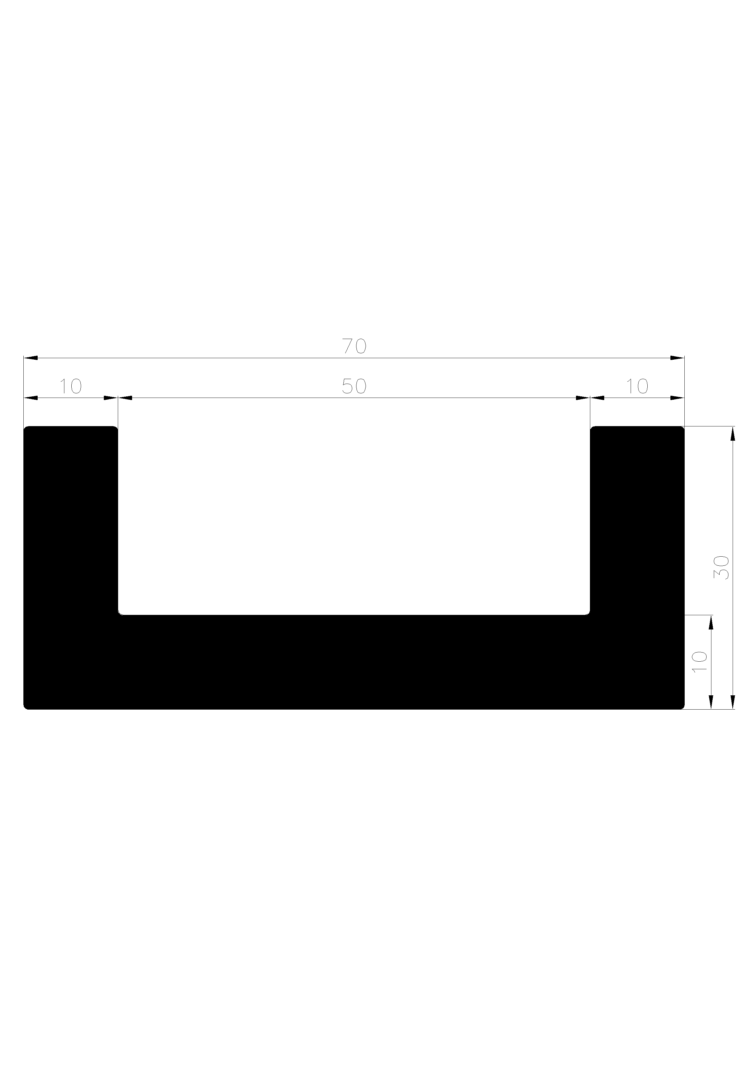 18750365KG - rubber profiles - U shape profiles 18750365KG - rubber profiles - U shape profiles