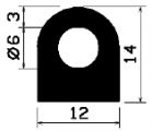 HR 1388 - EPDM rubber profiles - Semi-circle, D-profiles HR 1388 - EPDM rubber profiles - Semi-circle, D-profiles