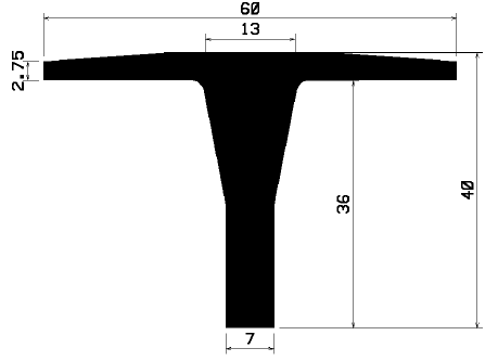 5430380KG - rubber profiles - Cover and T-profiles 5430380KG - rubber profiles - Cover and T-profiles