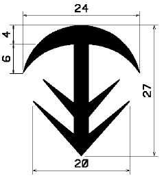 FA 0748 - rubber profiles - Cover and T-profiles FA 0748 - rubber profiles - Cover and T-profiles