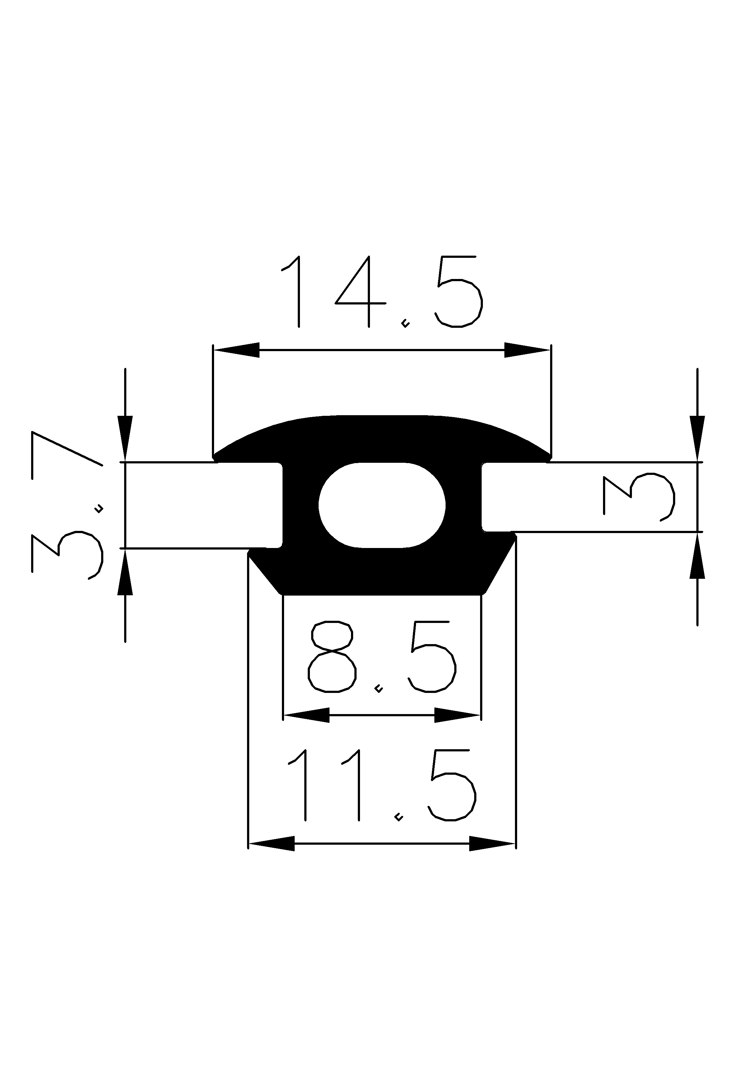 2220370KG - rubber profiles - Cover and T-profiles 2220370KG - rubber profiles - Cover and T-profiles