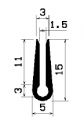 TU1- 0758 - rubber profiles - U shape profiles TU1- 0758 - rubber profiles - U shape profiles