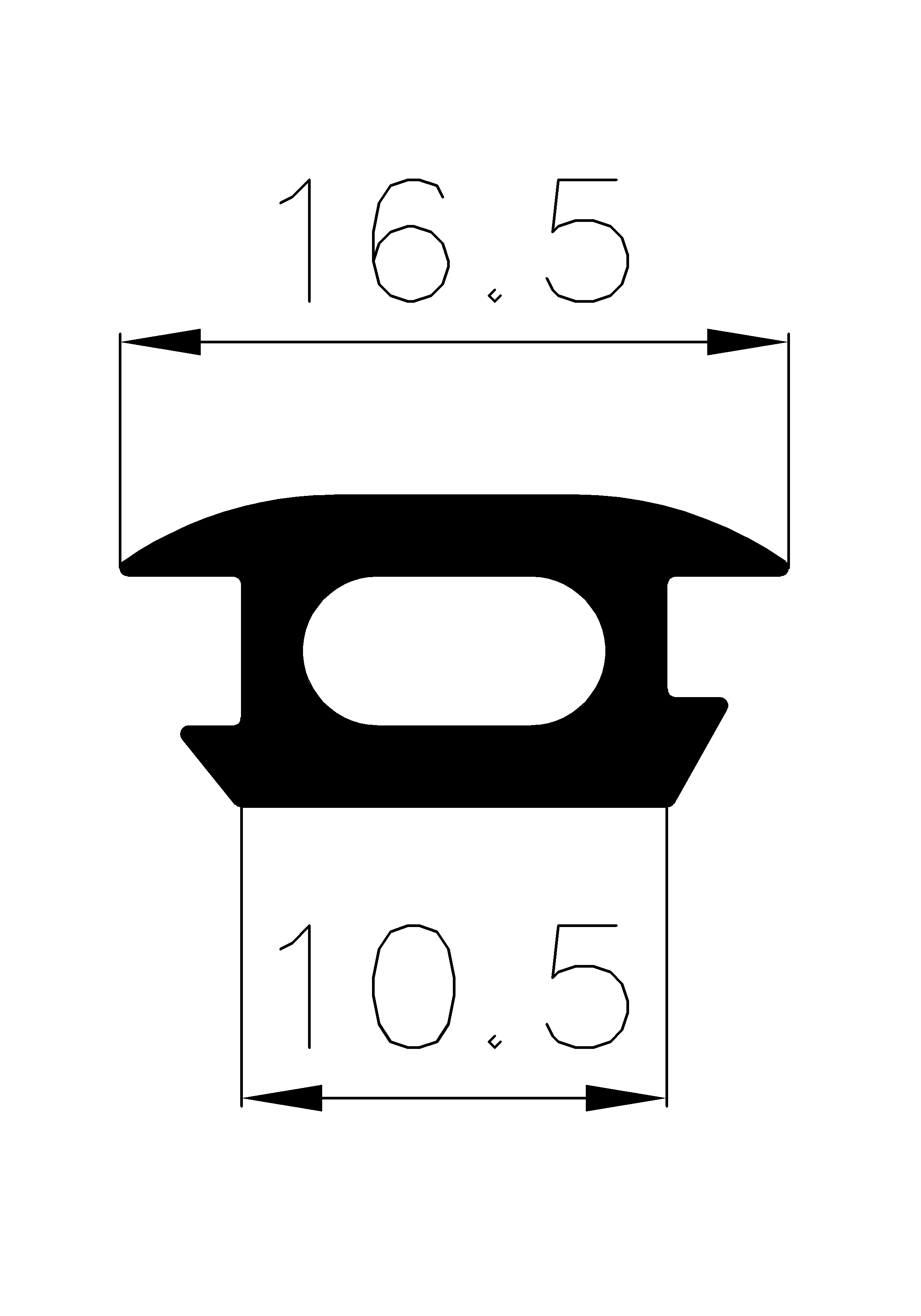 2230370KG - rubber profiles - Cover and T-profiles 2230370KG - rubber profiles - Cover and T-profiles
