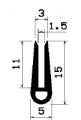 TU1- 0764 - rubber profiles - U shape profiles TU1- 0764 - rubber profiles - U shape profiles