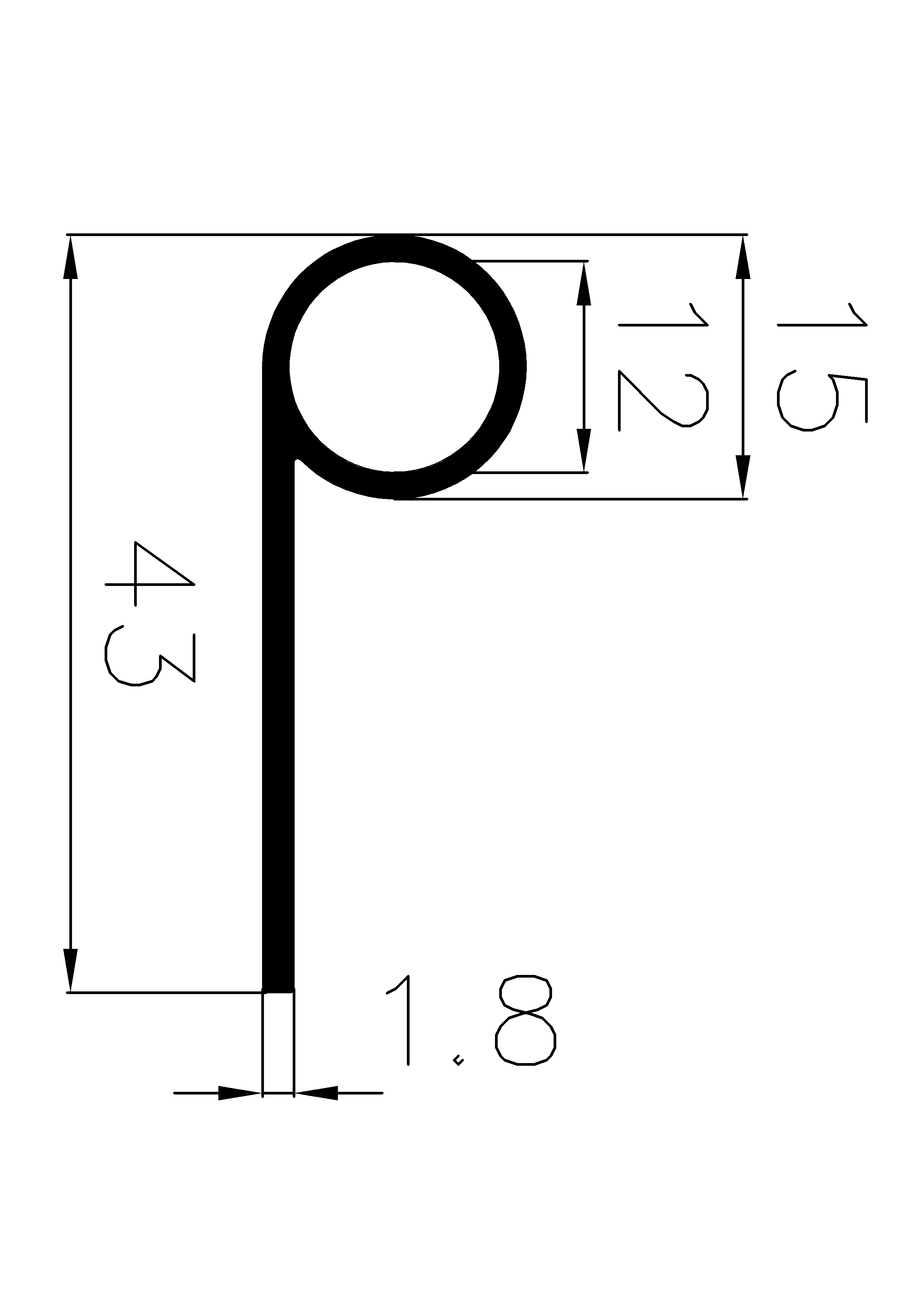 2380370KG - EPDM profiles - Flag or 'P' profiles 2380370KG - EPDM profiles - Flag or 'P' profiles