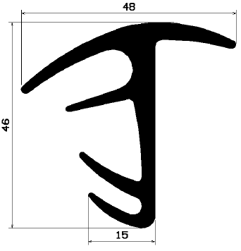 FA 0271 - rubber profiles - Cover and T-profiles FA 0271 - rubber profiles - Cover and T-profiles