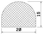 MZS 25356 - EPDM sponge profiles - Semi-circle, D-profiles MZS 25356 - EPDM sponge profiles - Semi-circle, D-profiles