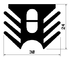 FA 0398 - rubber profiles - Cover and T-profiles FA 0398 - rubber profiles - Cover and T-profiles