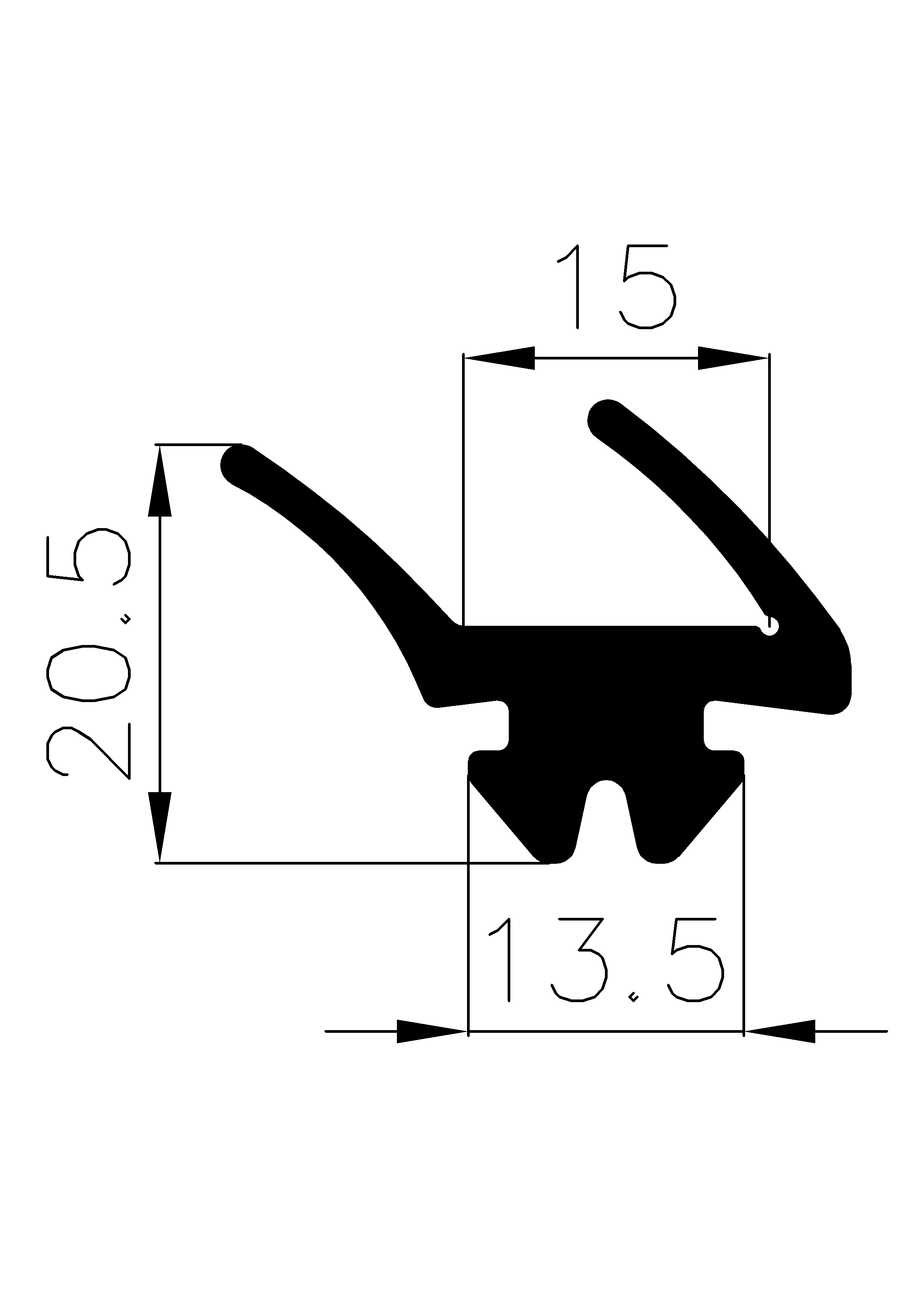 2870160KG - rubber profile - Door-frame profiles 2870160KG - rubber profile - Door-frame profiles