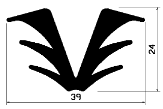 FA 0537 - rubber profiles - Cover and T-profiles FA 0537 - rubber profiles - Cover and T-profiles
