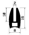 TU1- 0852 - rubber profiles - U shape profiles TU1- 0852 - rubber profiles - U shape profiles