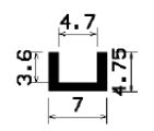 TU1- 0880 - rubber profiles - U shape profiles TU1- 0880 - rubber profiles - U shape profiles