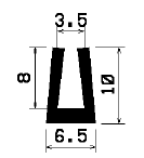 TU1- 0882 - silicone profiles - U shape profiles TU1- 0882 - silicone profiles - U shape profiles