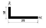 Wi 0911 - rubber profiles - Angle shape profiles Wi 0911 - rubber profiles - Angle shape profiles