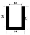 TU1- 1023 - rubber profiles - U shape profiles TU1- 1023 - rubber profiles - U shape profiles